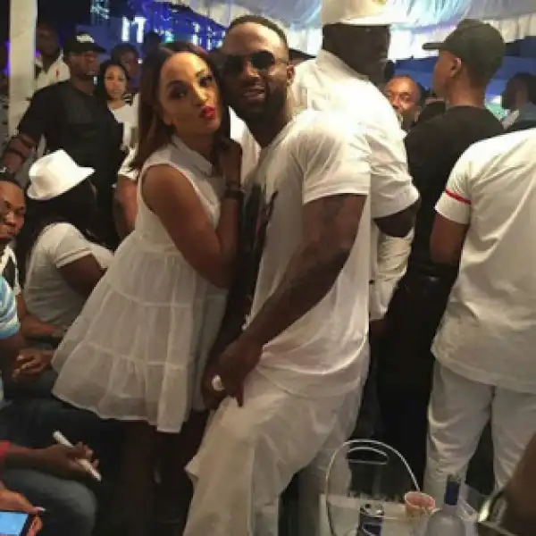 Photos: Iyanya Flaunts Girlfriend, Freda, At His All White Birthday Bash